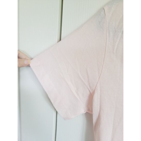 Salt Life L T-Shirt Women's Large Peach Beach Tropical Print on Back COTTON NWT - Picture 5 of 8